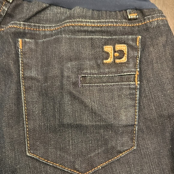Joe’s Jeans Pea in the Pod Designer Dark wash Jeans Bootcut Sz S full belly band - Picture 9 of 10